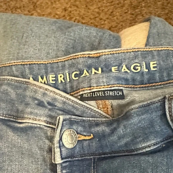 American Eagle Outfitters Women's Denim High Rise Skinny Kick - Picture 3 of 5